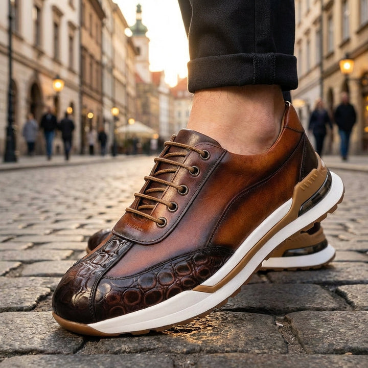 BASKETS EN CUIR POUR HOMMES