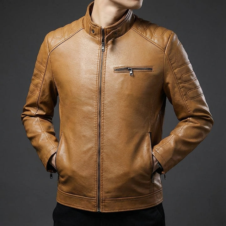 VESTE STYLE MOTO POUR HOMME