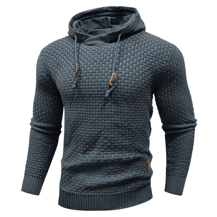 SWEAT À CAPUCHE CLASSIQUE EN LAINE POUR HOMME