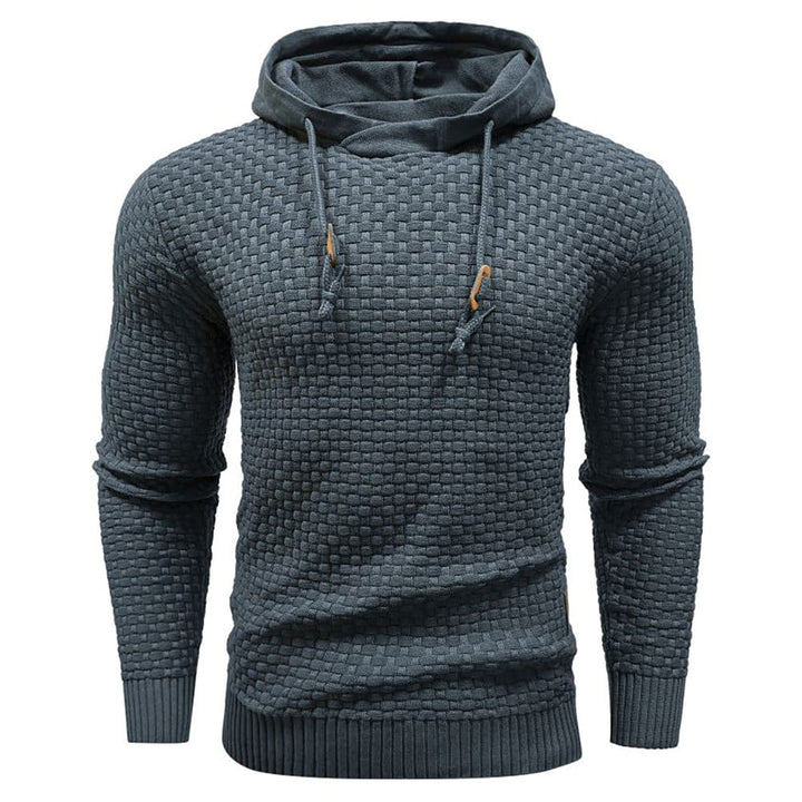 SWEAT À CAPUCHE CLASSIQUE EN LAINE POUR HOMME