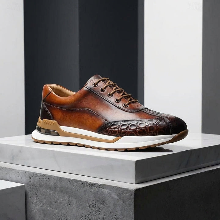 BASKETS EN CUIR POUR HOMMES
