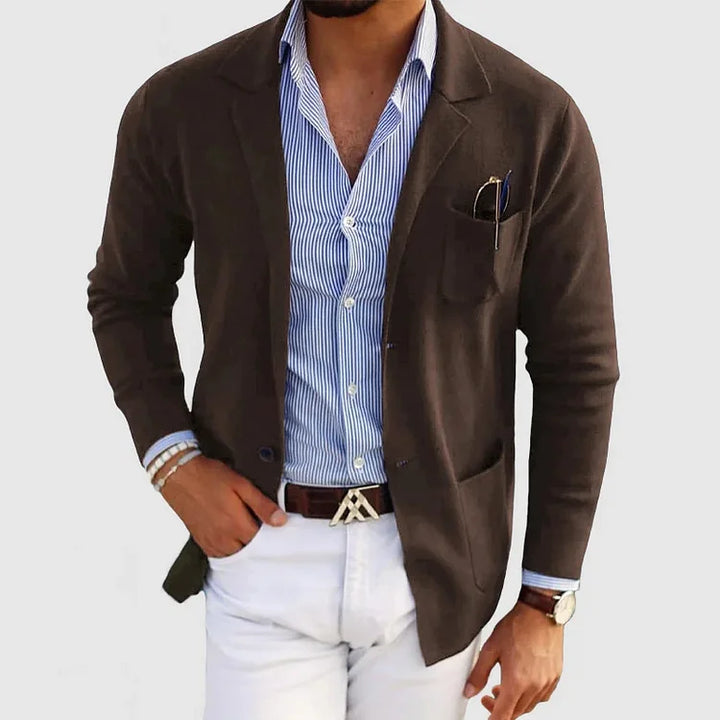 BLAZER LUXUEUX POUR HOMME EN MATÉRIAU SOUPLE