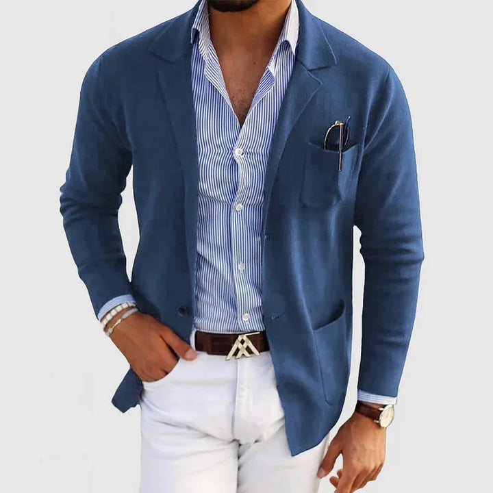 BLAZER LUXUEUX POUR HOMME EN MATÉRIAU SOUPLE