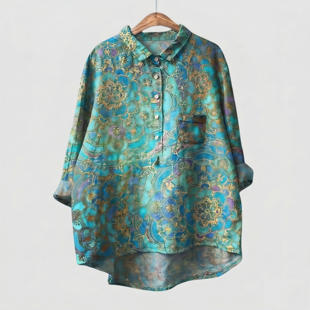 Madeleine | Chemise florale premium au tombé élégant
