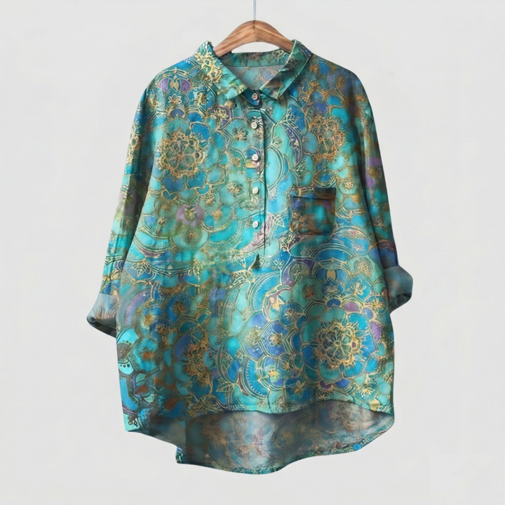 Madeleine | Chemise florale premium au tombé élégant