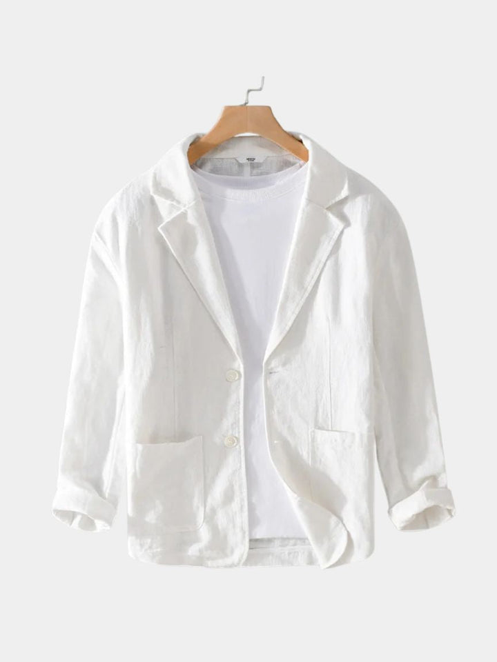 MAURICE | Blazer d'été en lin — coupe taillée et tombé naturel