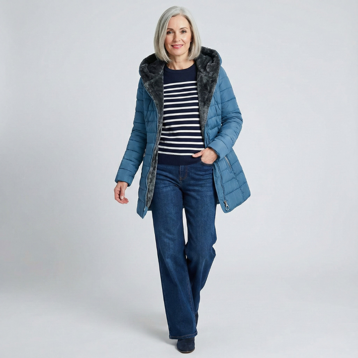Manteau Louise | Doudoune Cintrée à Doublure Nuage