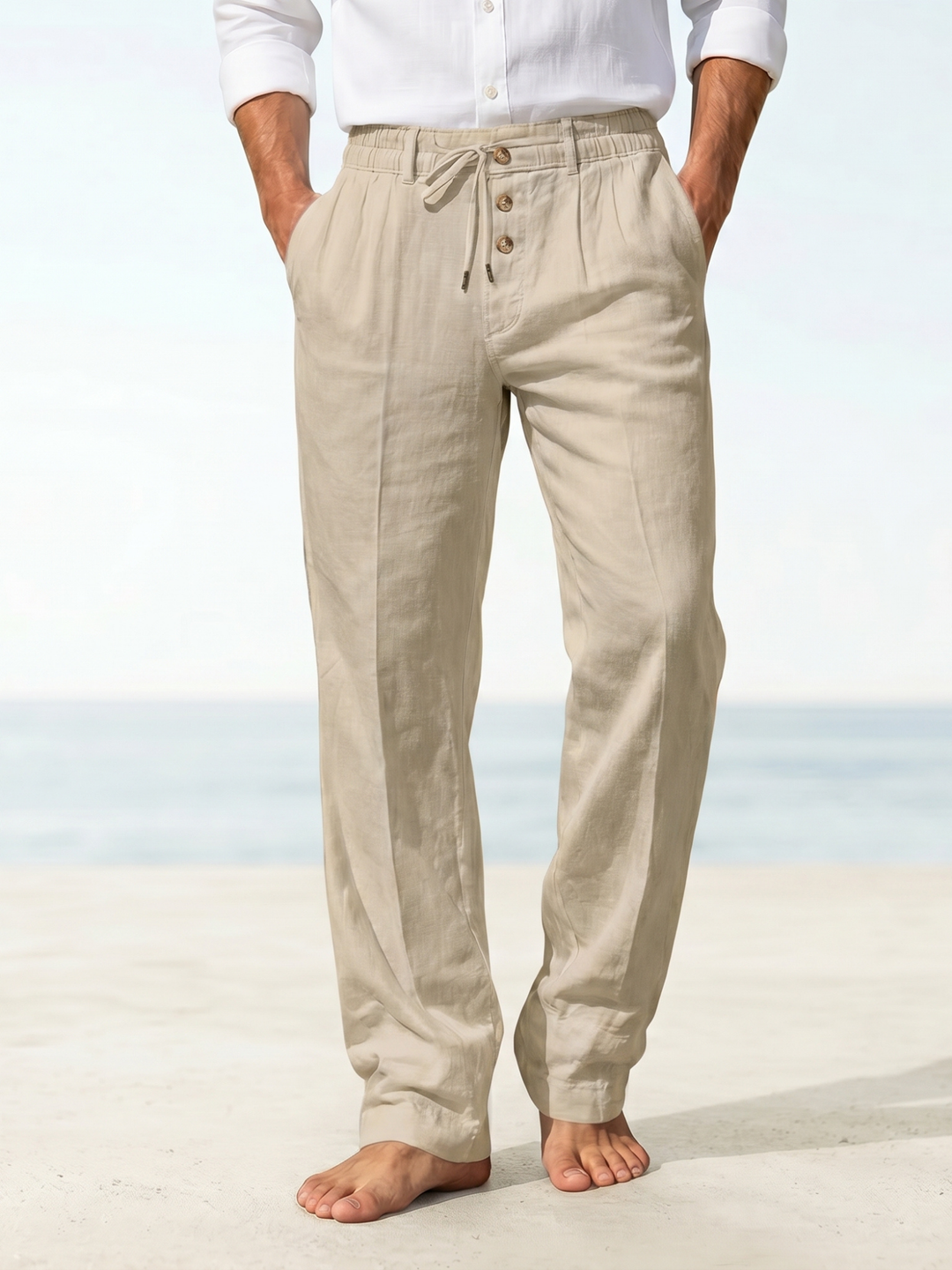 MATTEO | Pantalon en lin, léger et confortable