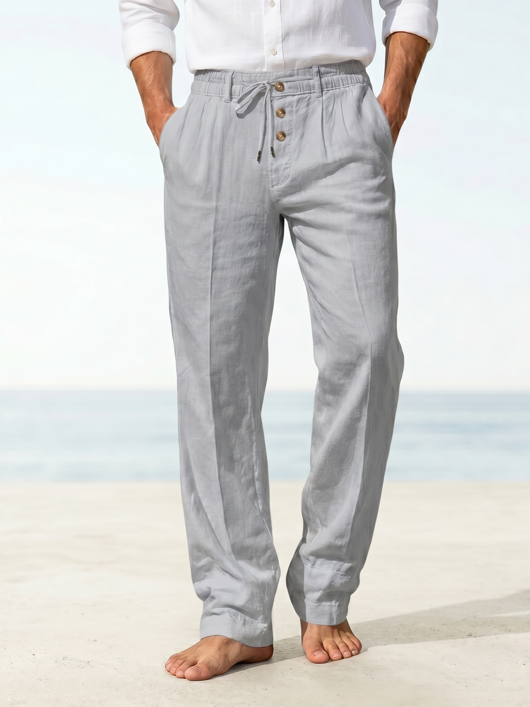 MATTEO | Pantalon en lin, léger et confortable