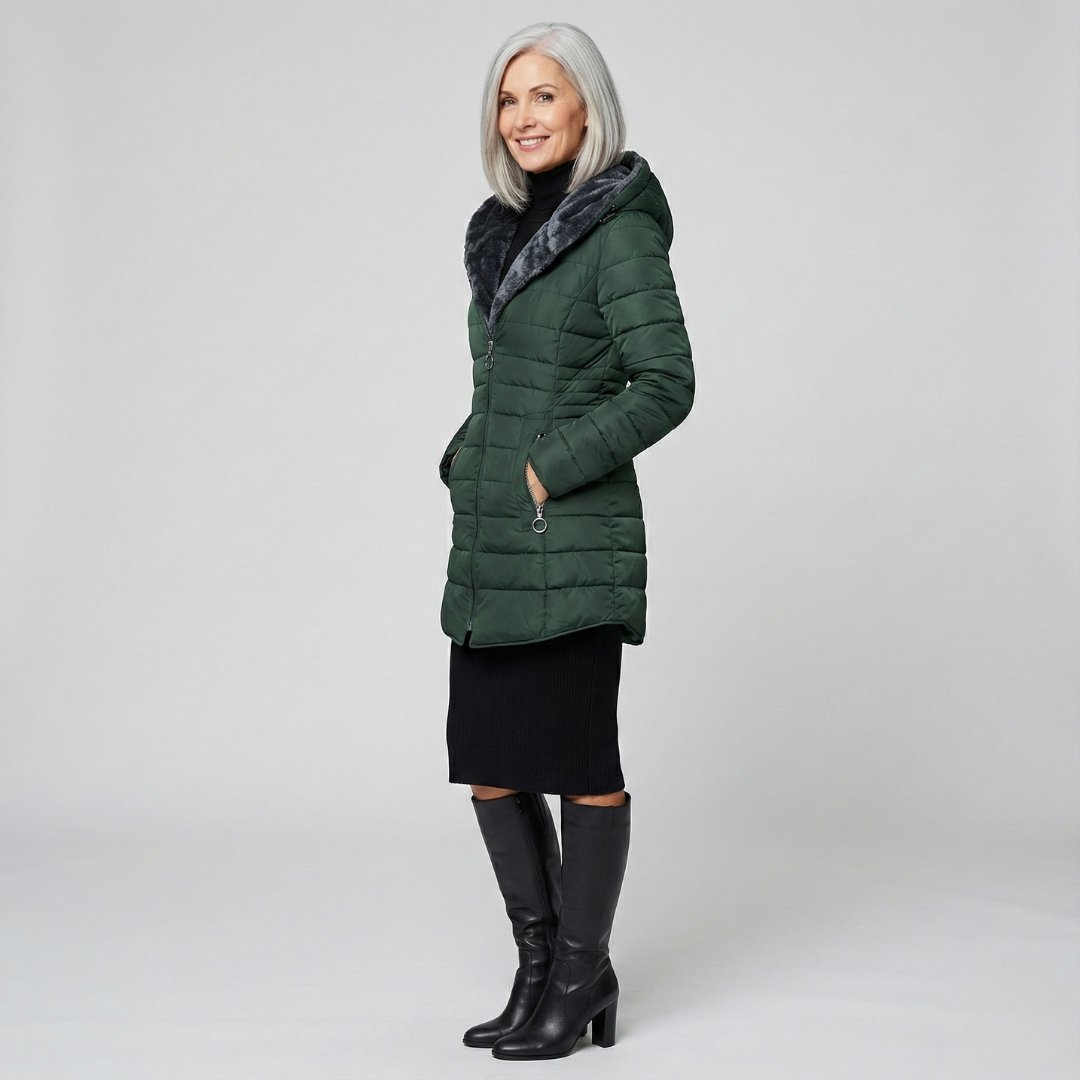 Manteau Louise | Doudoune Cintrée à Doublure Nuage