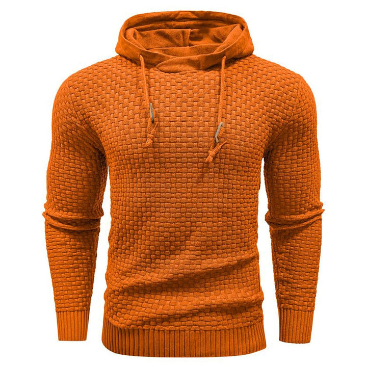 SWEAT À CAPUCHE CLASSIQUE EN LAINE POUR HOMME