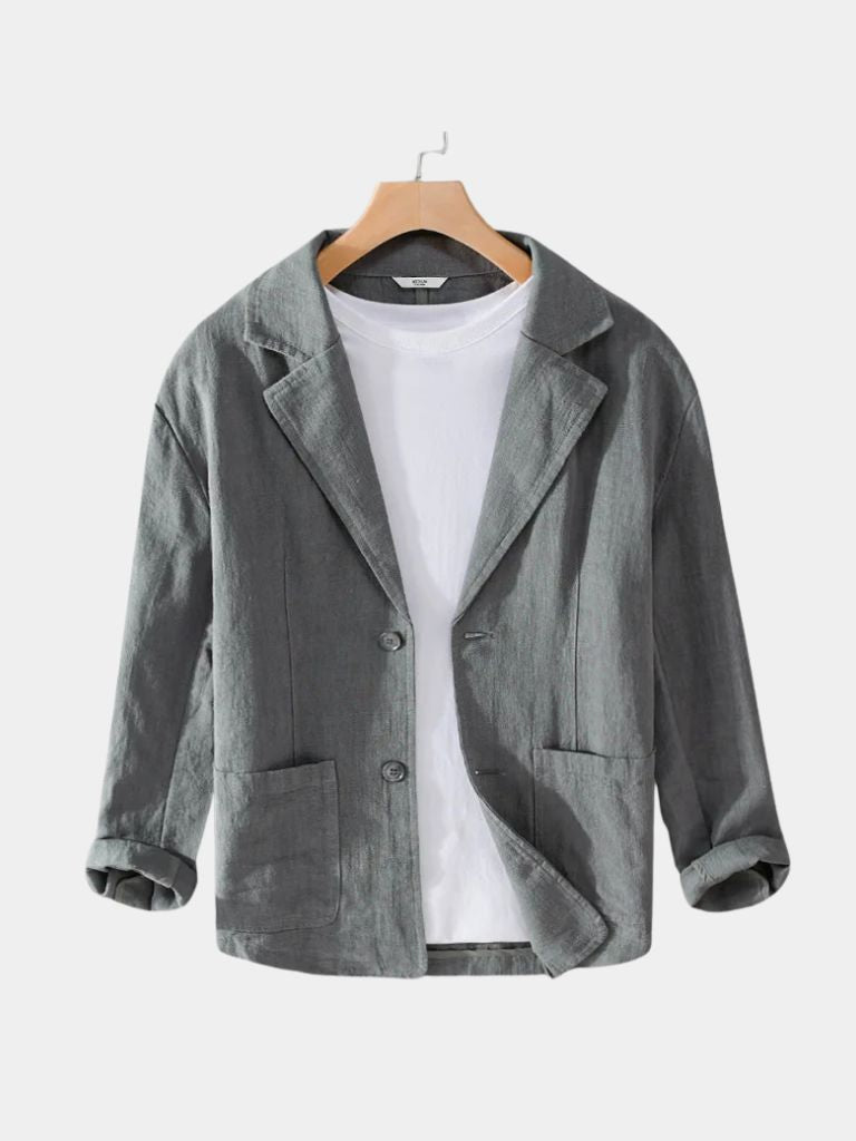MAURICE | Blazer d'été en lin — coupe taillée et tombé naturel