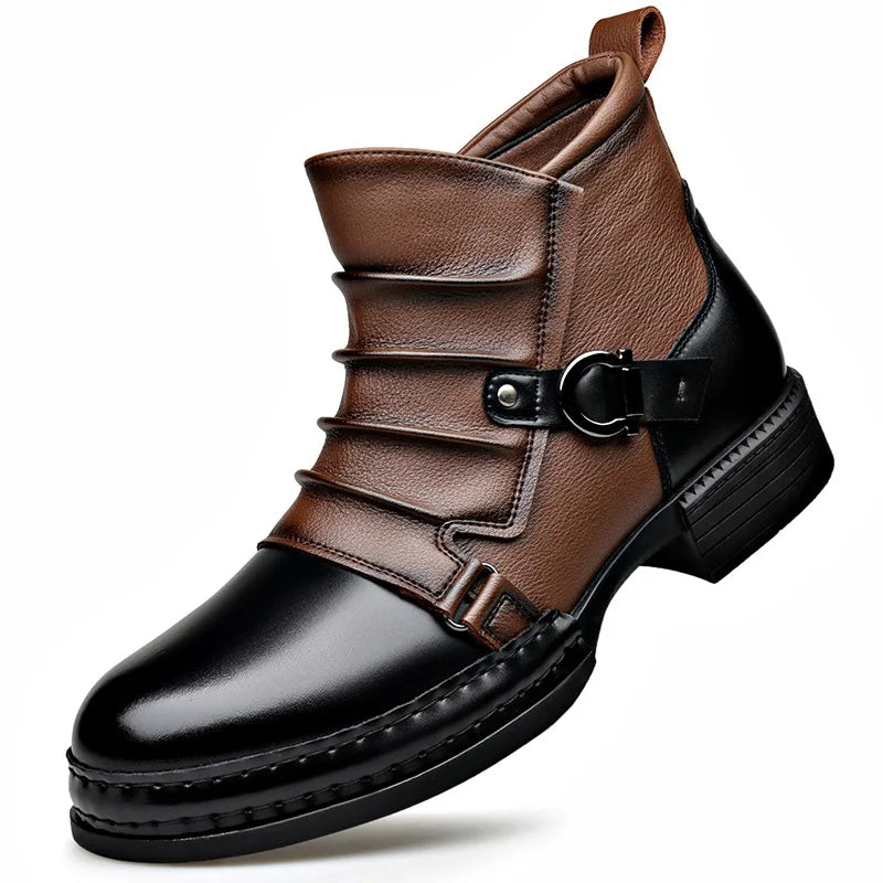 BOTTINES À BOUCLE POUR HOMME