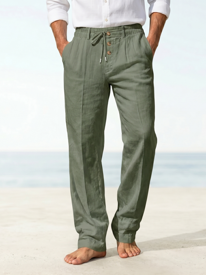 MATTEO | Pantalon en lin, léger et confortable