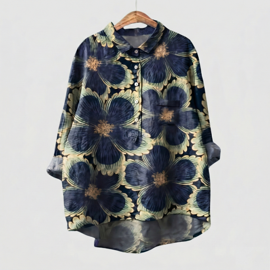 Madeleine | Chemise florale premium au tombé élégant
