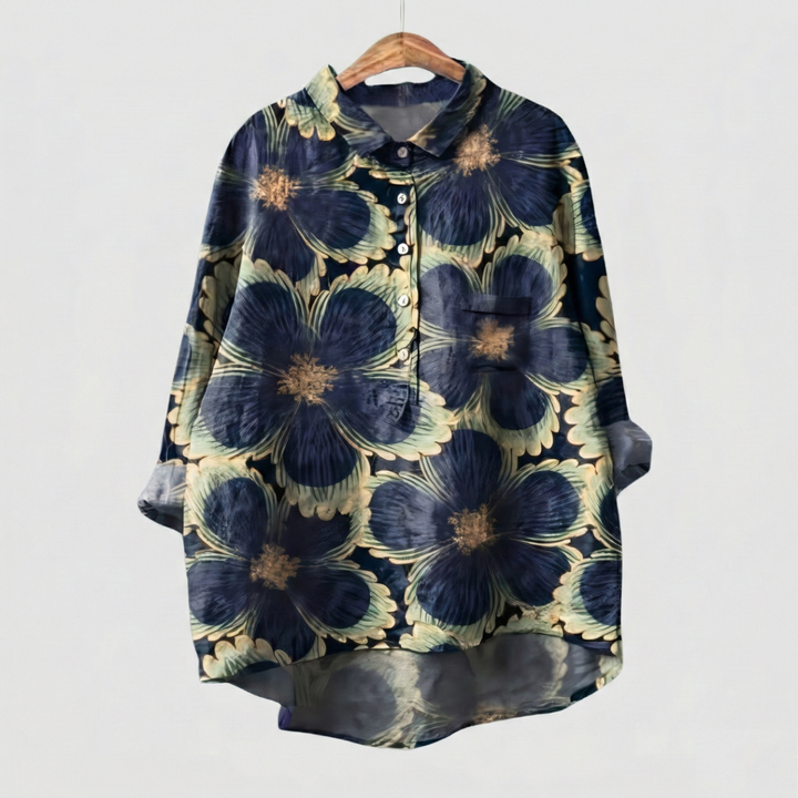 Madeleine | Chemise florale premium au tombé élégant
