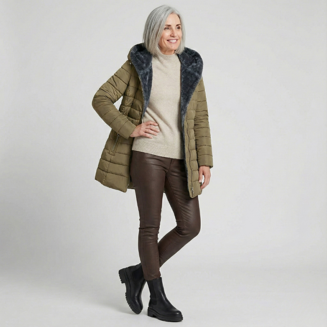 Manteau Louise | Doudoune Cintrée à Doublure Nuage