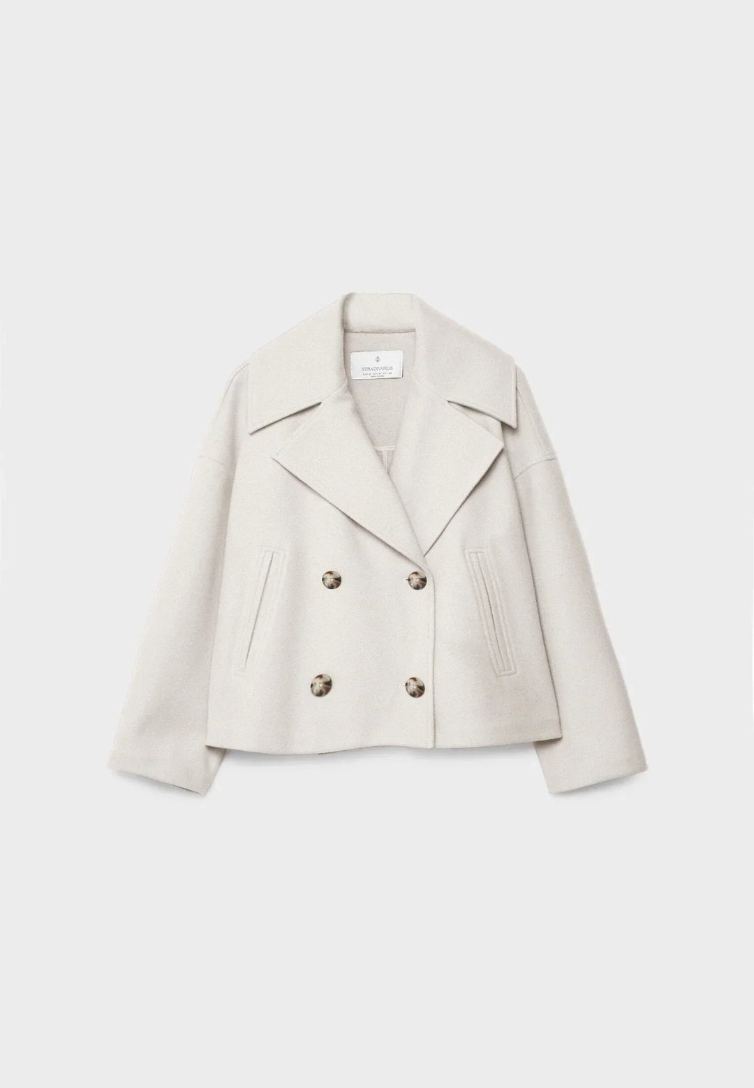 Veste courte chic à double boutonnage
