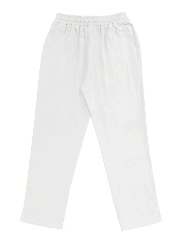 MATHIS | PANTALON LÉGER EN LIN AVEC CORDON
