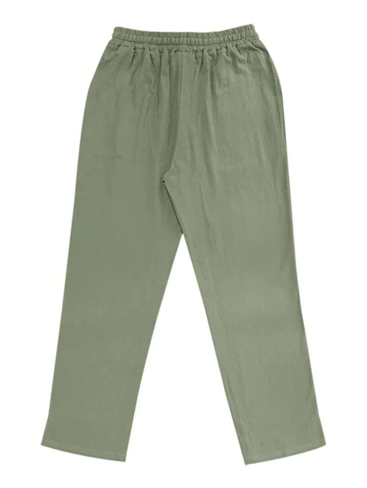 MATHIS | PANTALON LÉGER EN LIN AVEC CORDON