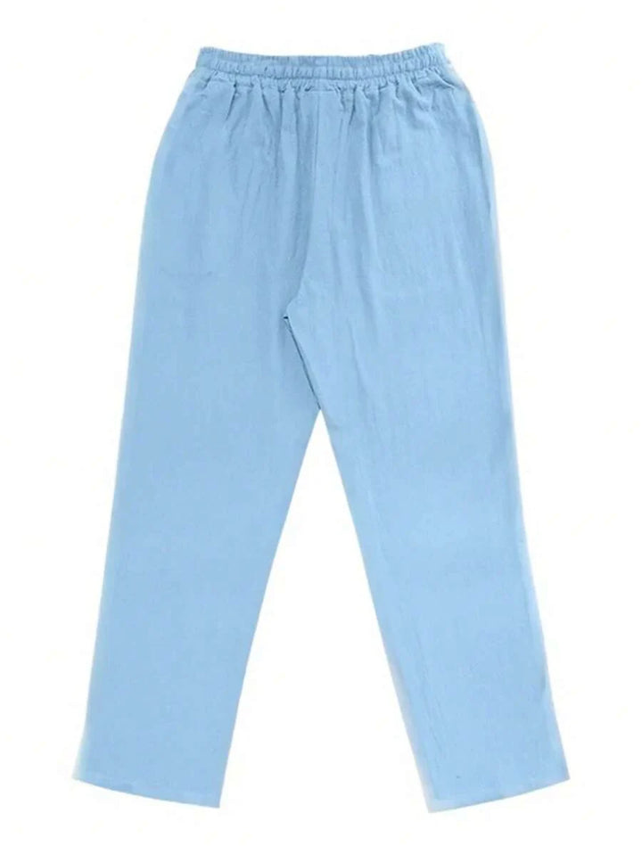 MATHIS | PANTALON LÉGER EN LIN AVEC CORDON