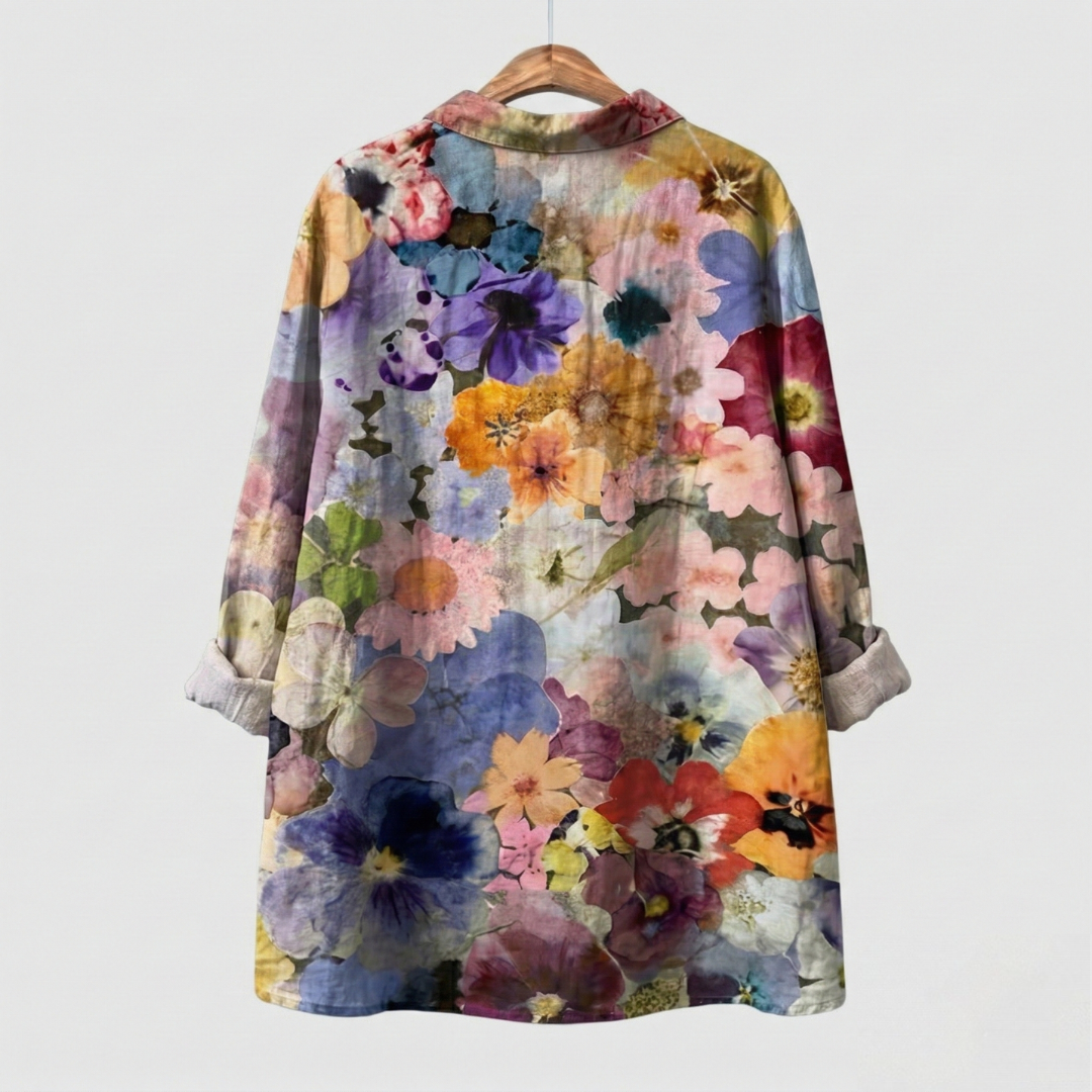Madeleine | Chemise florale premium au tombé élégant