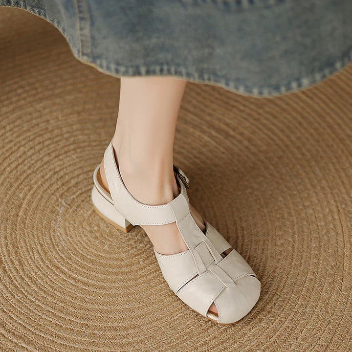 Amélie | Sandales en Cuir, Confort & Élégance Intemporelle