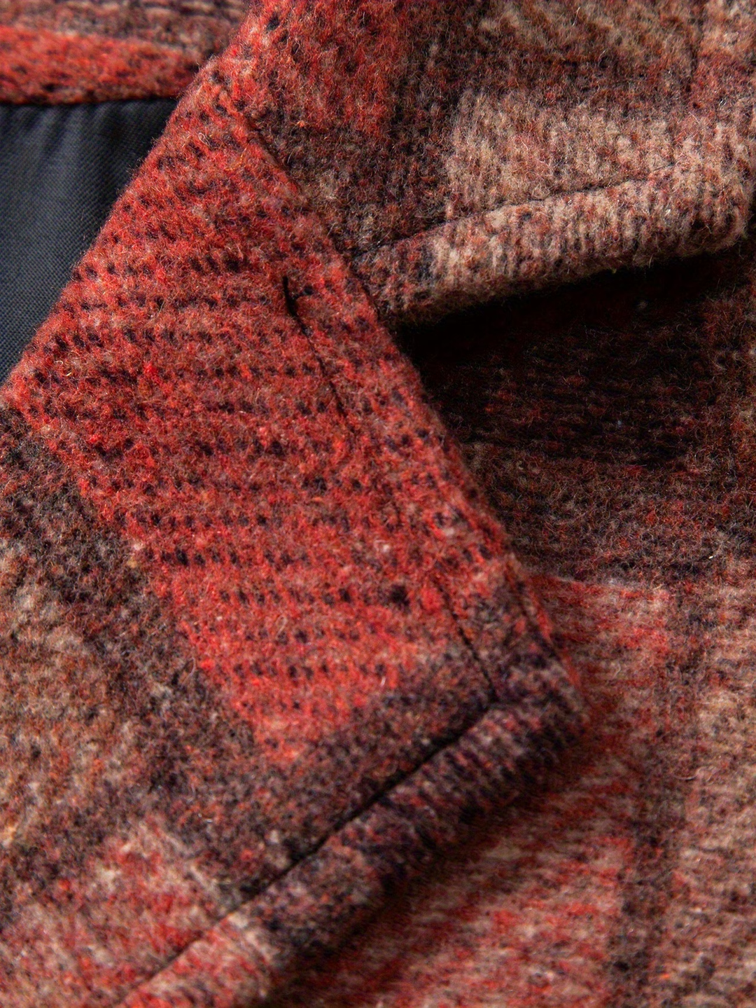 Léon | Gilet en tweed patchwork à motifs mêlés