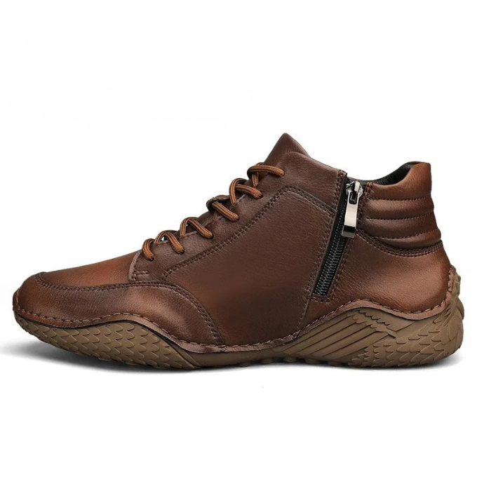 BOTTES EN CUIR ROBUSTES POUR HOMMES