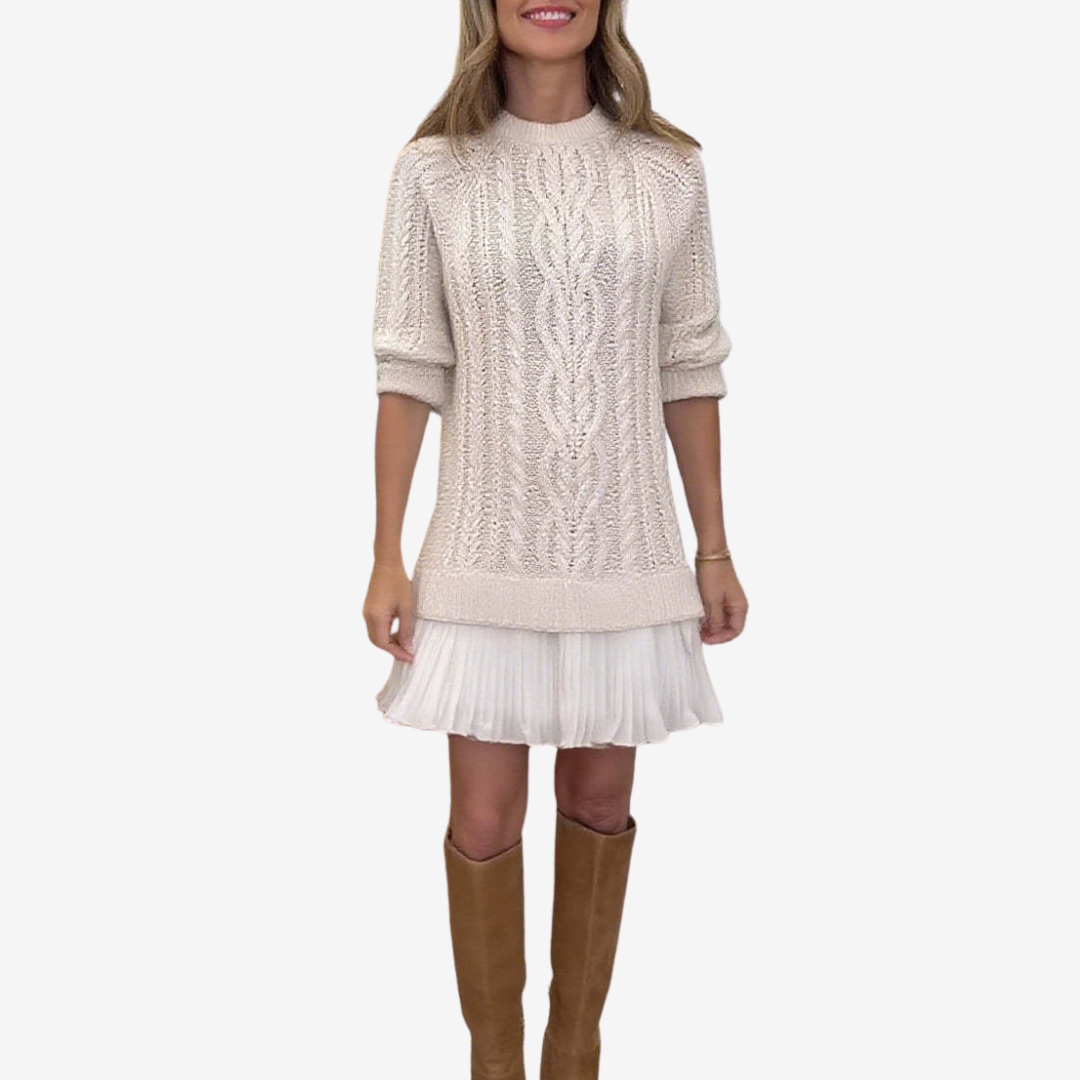 Camille Cannes | Robe Pull en Maille