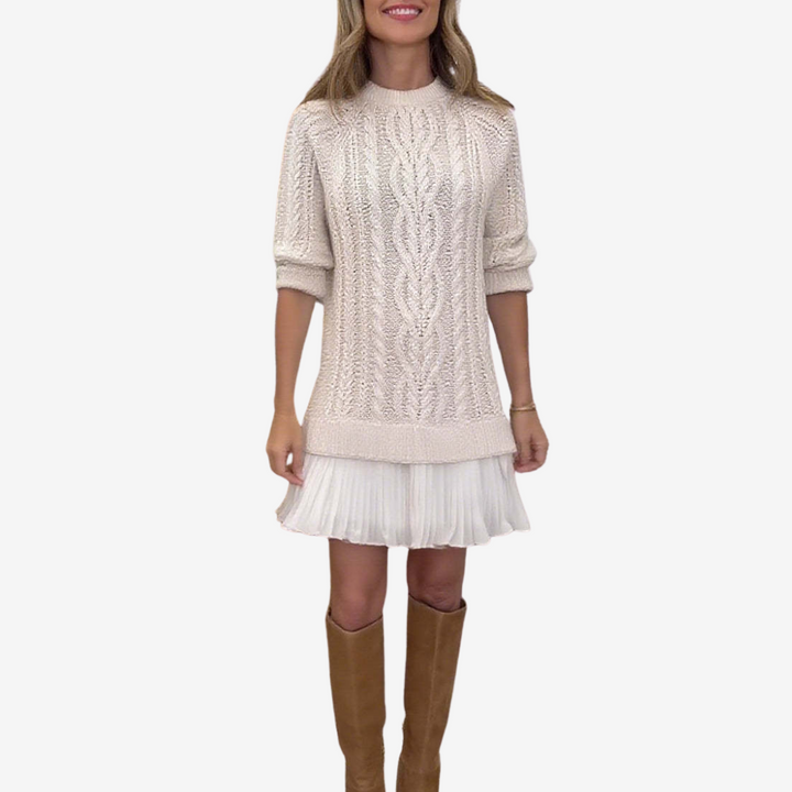 Camille Cannes | Robe Pull en Maille