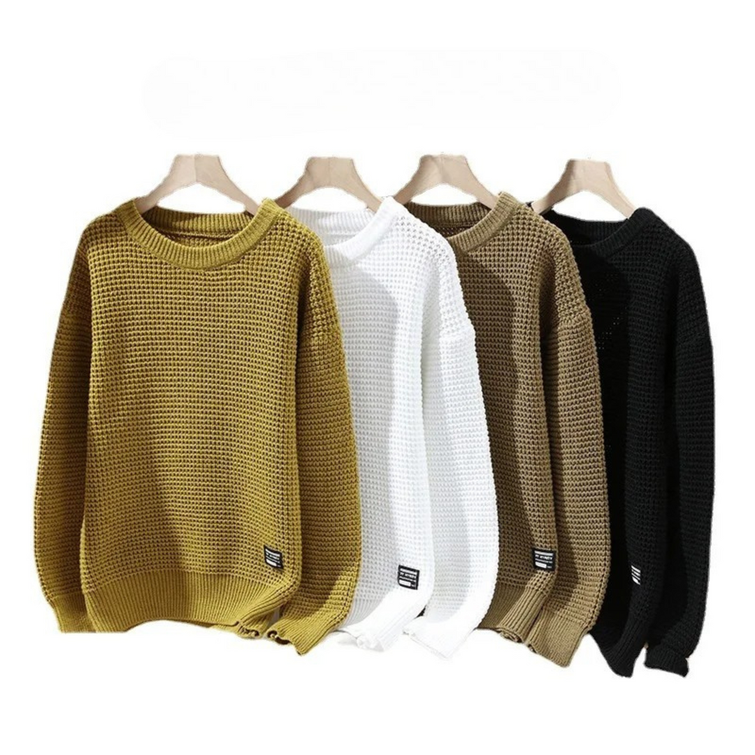 PULL EN MAILLE TEXTURÉ POUR HOMME