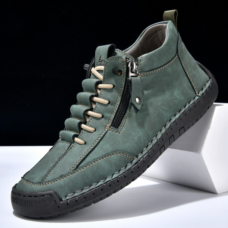 CHAUSSURES EN NABUK AVEC ZIP POUR HOMME
