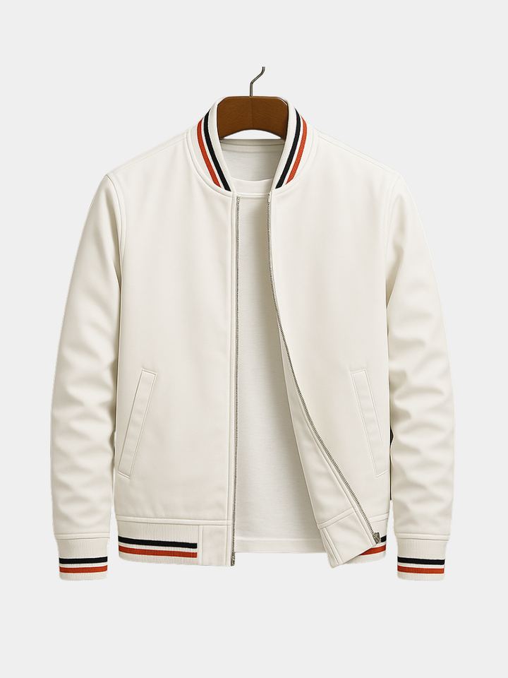 VESTE BOMBER D'ÉTÉ AVEC RAYURES