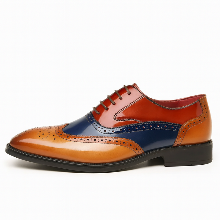 Baudelaire | Richelieu à bout fleuri — cuir patiné