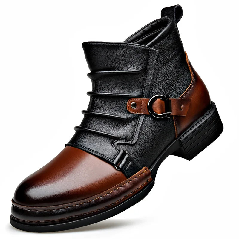 BOTTINES À BOUCLE POUR HOMME