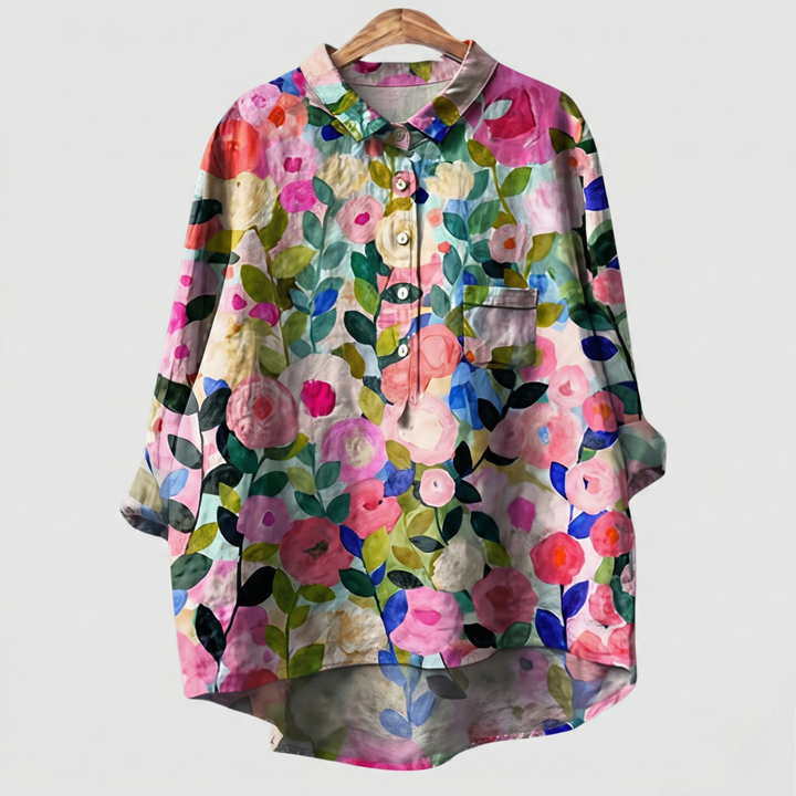 Madeleine | Chemise florale premium au tombé élégant