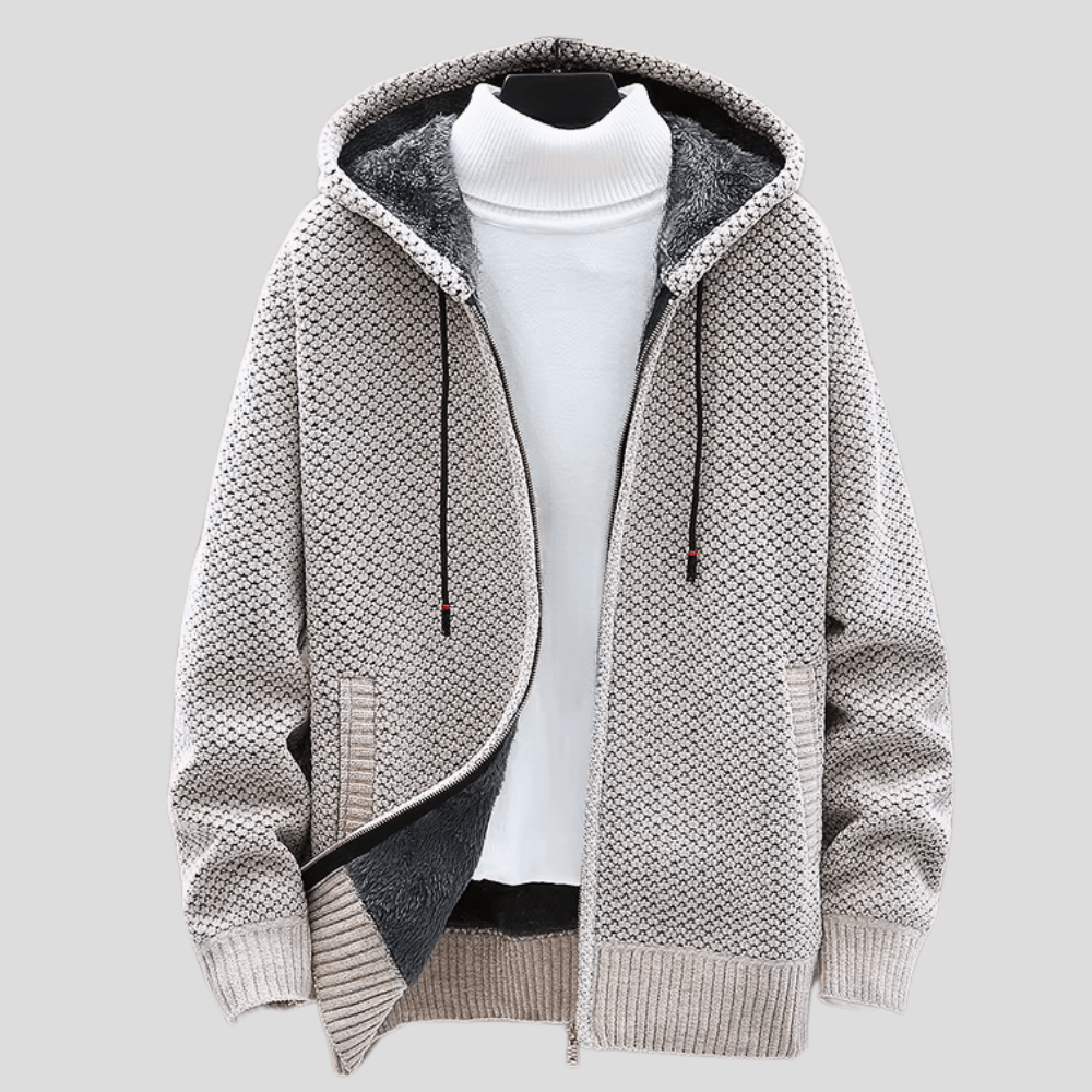 VESTE ÉLÉGANTE AVEC CAPUCHE