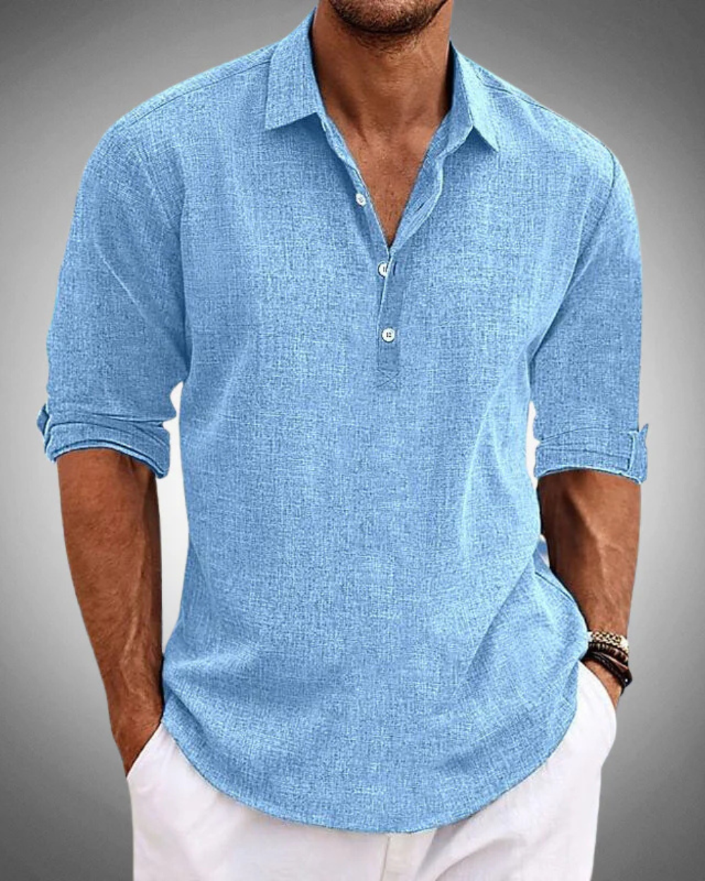 CHEMISE CLASSIQUE EN COTON POUR HOMME