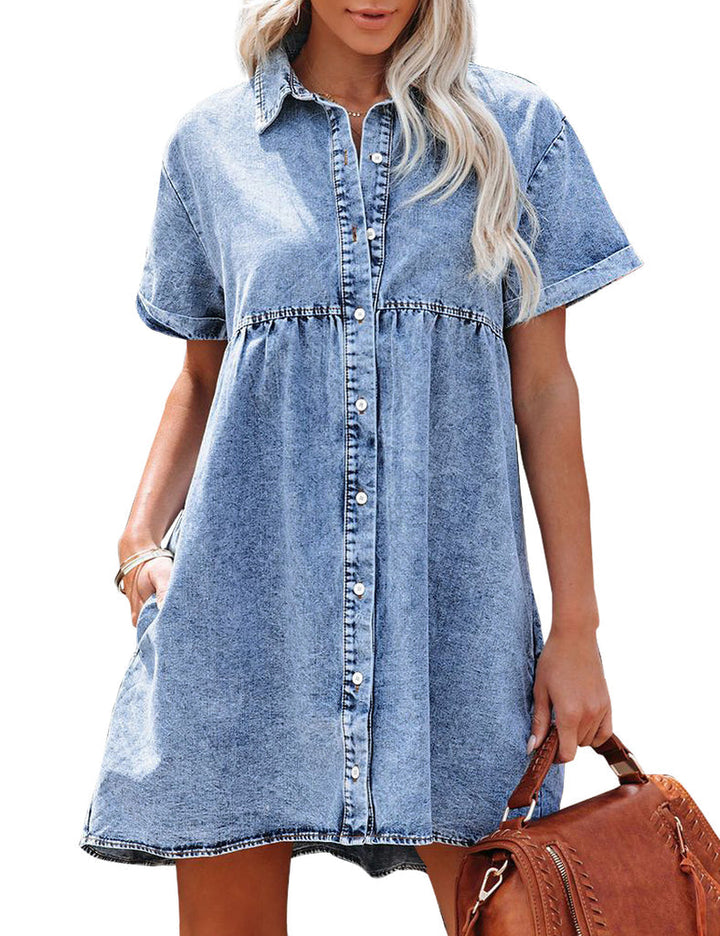 ALBANE | Robe-Chemise en Jean