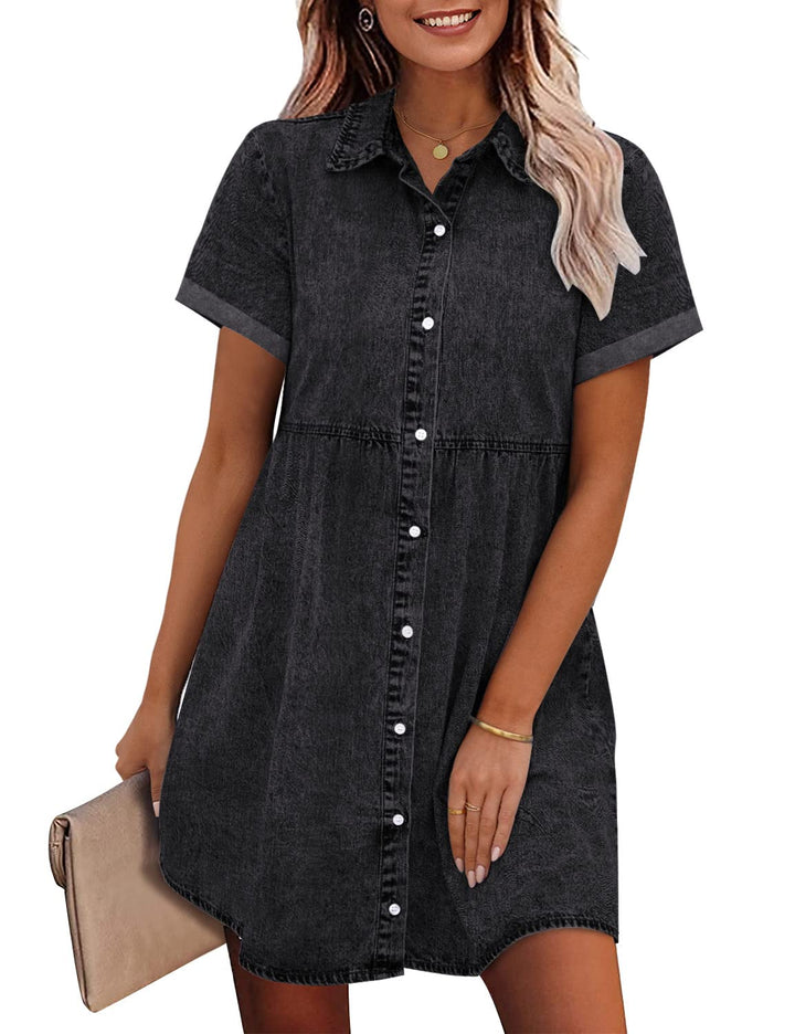 ALBANE | Robe-Chemise en Jean