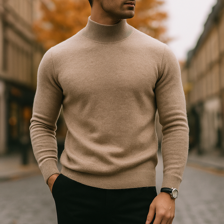 PULL DEMI-COL POUR HOMMES