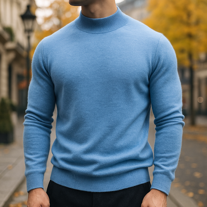 PULL À COL EN LAINE POUR HOMME