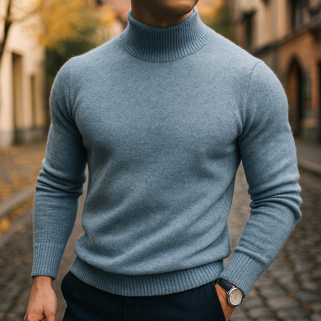 PULL DEMI-COL POUR HOMMES