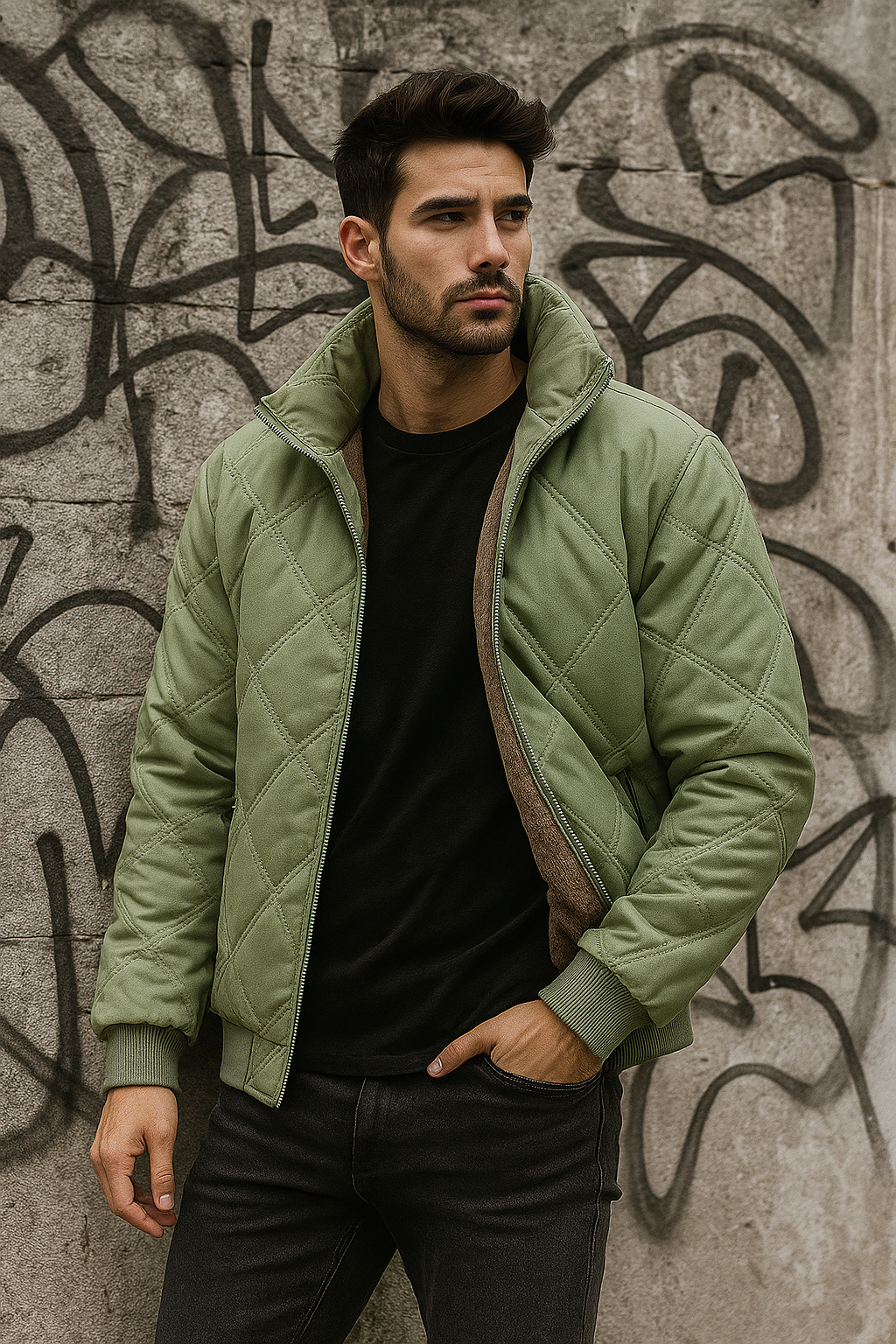 VESTE D'HIVER REMPLIE POUR HOMME