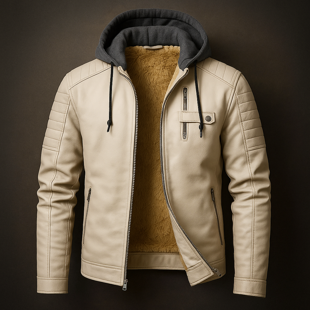 VESTE À CAPUCHE ÉLÉGANTE ET RAFFINÉE POUR HOMME
