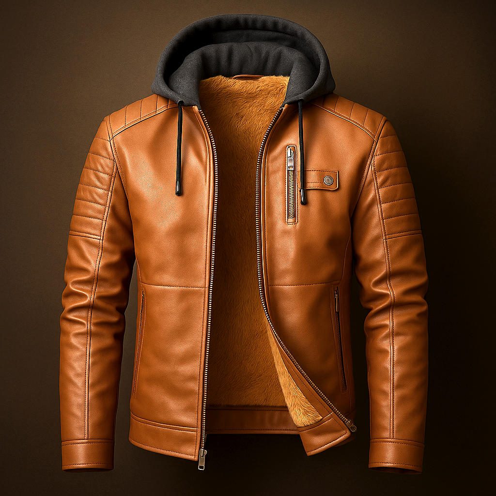 VESTE À CAPUCHE ÉLÉGANTE ET RAFFINÉE POUR HOMME