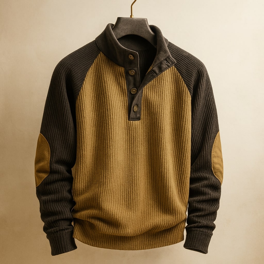 TRICOT CÔTELÉ POUR HOMME