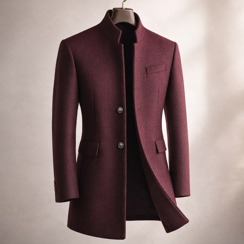 MANTEAU COL MONTANT POUR HOMME