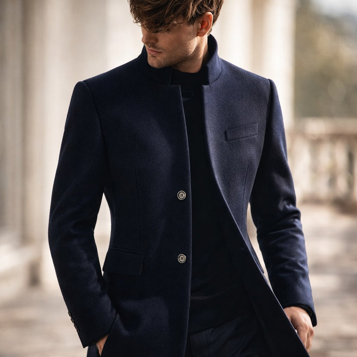 MANTEAU COL MONTANT POUR HOMME